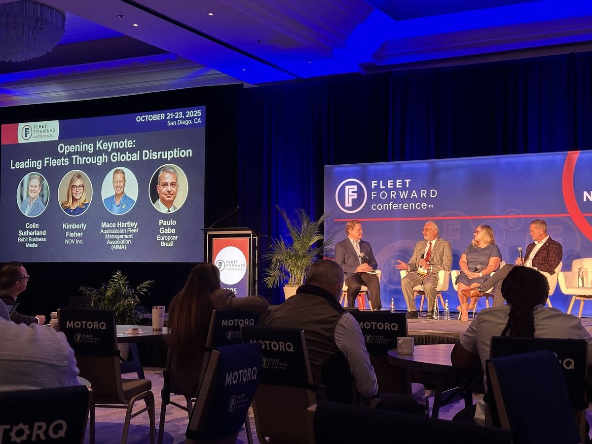 Opening keynote panel at the Fleet Forward Conference