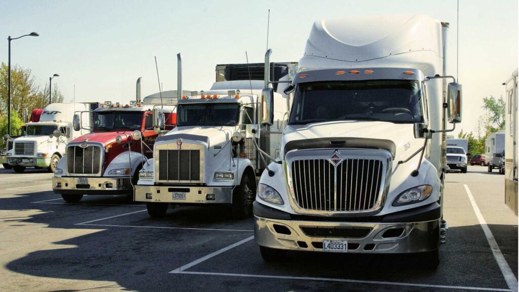 fleet of trucks