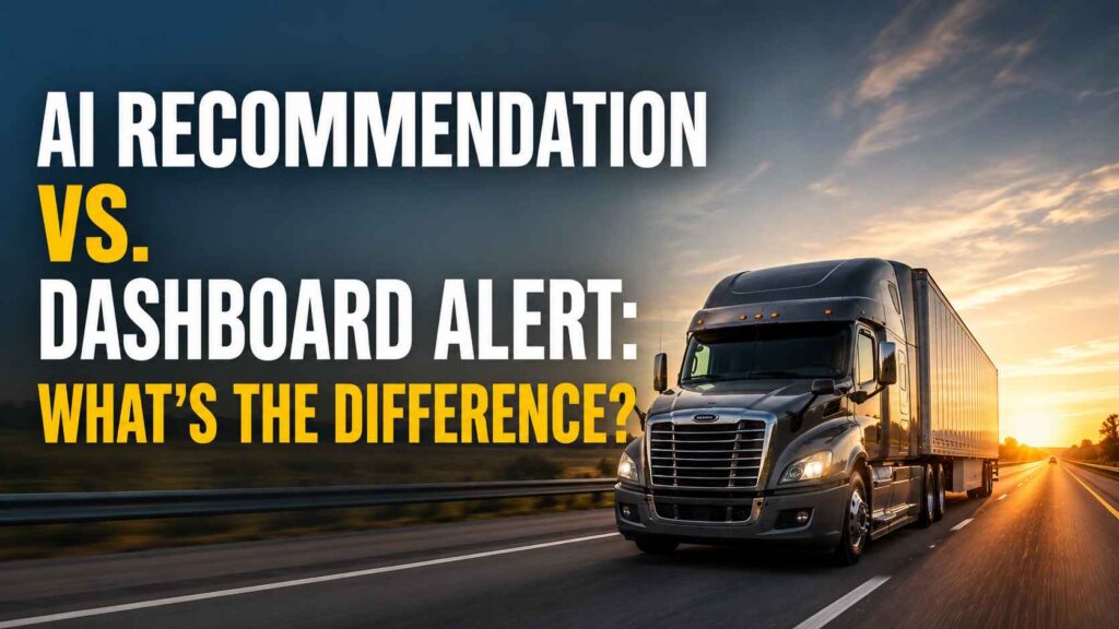 Predictive Recommendation vs. Dashboard Alert